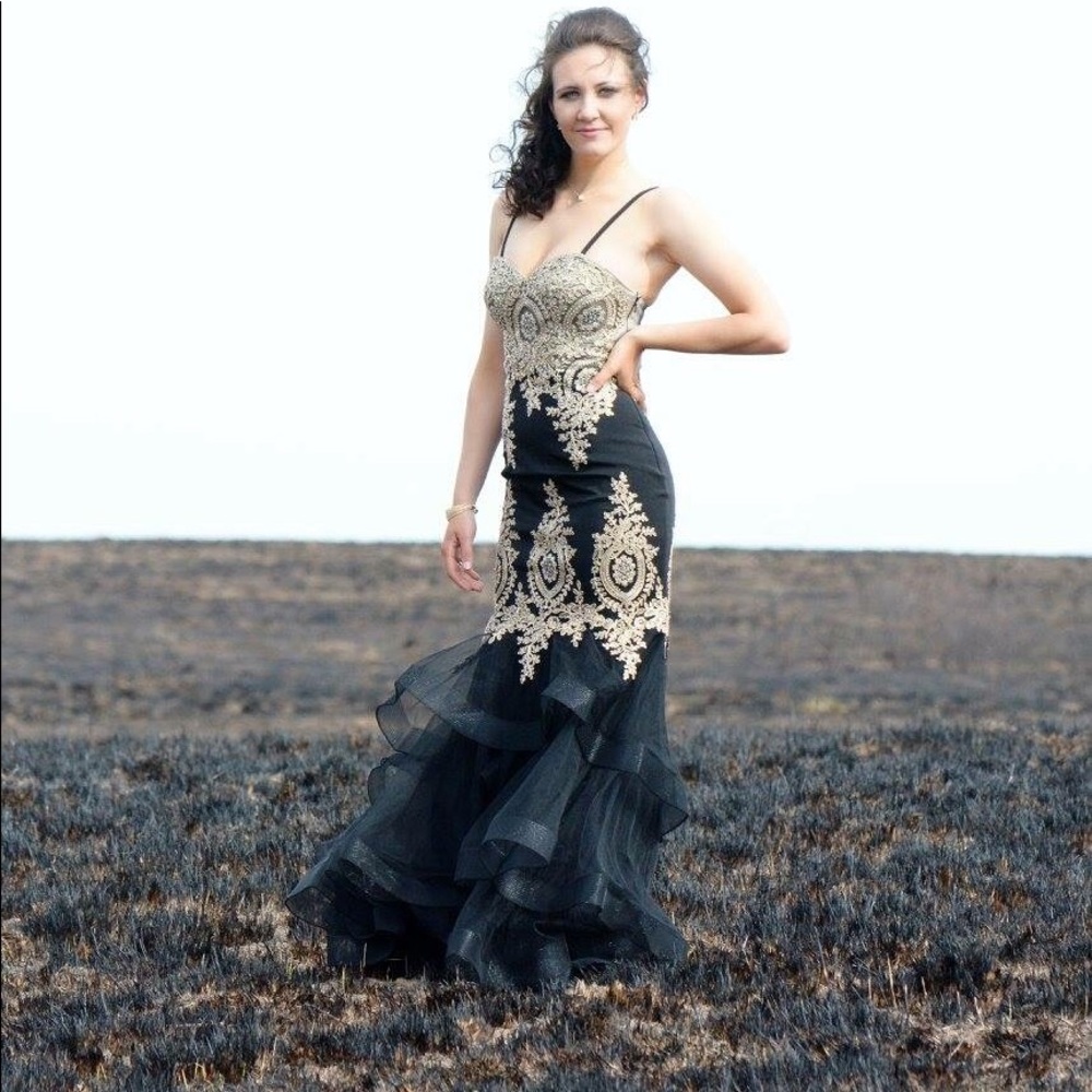 Beautiful mermaid style prom dress